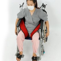 휠체어 벨트 고정벨트 낙상 방지 노인 환자 안전띠, 회색 고강도 두꺼운 통기성 메쉬 다리 고정