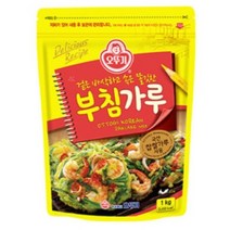 오뚜기 부침가루, 1kg, 5개