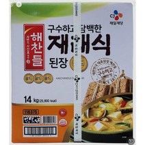해찬들 구수하고 담백한 재래식 콩된장 14KG, 1개