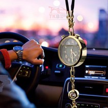 테슬라 송풍구 감성 냄새제거 시계 방향제 벤츠디퓨저, 룸미러형 Ver2 골드, 헤스페리데스 자몽 10ml