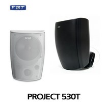 FBT PROJECT530T 상업용 매장 카페 스피커, 필수선택, 화이트