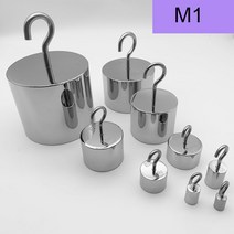 표준분동 무게추 저울추 M1 단일 후크 무게 10g-2kg 표준 카운터 웨이트 스테인리스 스틸 교정 저울 전자 포함, 10g