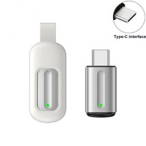 스마트 리모컨 만능 리모콘 스위치 블루투스 tv 마이크로 usb type-c 스마트 ir 원격 컨트롤러 미니 어댑터 app 원격 제어 tv 용 범용 무선 적외선 원격 컨트롤러, 슬리버 유형 c