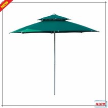 펜션파라솔 고급 2단(국산) 기본형(받침별매) D764, 녹색