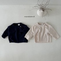 미앙블룸비 쿠키니트티(2color) 베베(-24m) 가을 데일리룩 문센룩 긴팔티