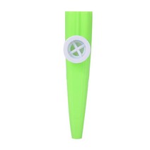 악기 내구성 1 X 카주 오렌지 핑크 플라스틱 퍼플 레드 화이트 그린 옐로우, [08] Green
