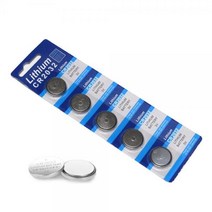 티테크 CR-2032 코인전지(5개입)/코인셀 건전지CR2032/3V 210mAh 용량/메인보드/카메라/계산기/녹음기등 사용/지름 20mm 두께 3.2mm