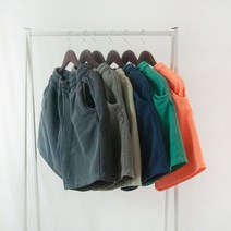 피그먼트 커플 짐웨어 5부 여름 스웻 트레이닝 숏 팬츠 반바지 6color