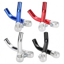 릴랙스 핸들바 자전거 픽시라이저바 드롭바 바엔드 손잡이 스템 티티바 보조, 검정