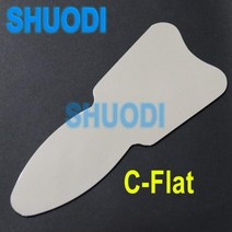 치과용 1 pc 치과 교정 구강 사진 거울 반사경 양면 치아 미백 도구 스테인레스 스틸 Autoclavable, 1 piece C flat