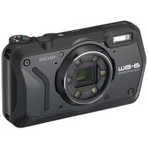RICOH WG-6 블랙 본격 방수 카메라 20미터 고화질 2000만 화소 4K 동영상