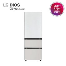 [LG전자] DIOS(디오스) 김치냉장고 스탠드형 김치톡톡 오브제컬렉션 323L [재질:네추럴(PCM)]|[화이트/그레이/Z332MWG122S], N
