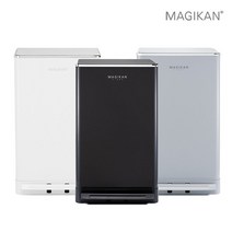 매직캔 히포크롬 듀얼오픈 휴지통 27리터, MH280GCR-그레이