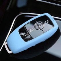 브릭스 벤츠 풀체인지 A클래스 W177 V177 더뉴CLA C118 A220 A250 실리콘 키케이스 키링 키홀더, 옐로우