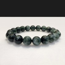 천연 세라피나이트 팔찌 10mm 천사석 둘레 16cm (1점)