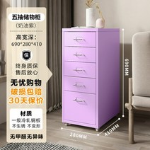 서랍장 거실장 모던 수납장 다용도 진열대 정리함, 19.크림보라색 5단서랍장 [특이한 냄새가 없