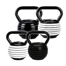 모아클래스 올인원 무게조절 케틀벨 ~18kg, 화이트(최대9kg까지)