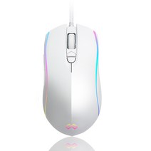 맥스틸 게이밍 유선 마우스 MAXTILL TRON G20 PRO, white