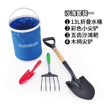 해루질 갯벌체험 준비물 세트 체험도구 조개갈퀴 조개통 호미 세발갈퀴 갯벌, 13L접이식물통+삽+비치갈퀴