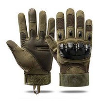 DL PKFARM 밀리터리 테크니컬 스마트 터치 아웃도어 레저 너클 군용 장갑, 1쌍, 블랙