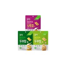 풀무원 간식 나또칩 1종+두부칩 2종 (감자 멀티그레인) 탕비실 회사 어린이 성인 캠핑 차박 홈파티 영화 선물, 2개