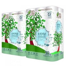 나무를심는사람들티슈 오리지날 프리미엄 3겹 데코 화장지 20m, 4팩, 30롤