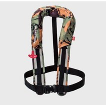 [블루스톰] BSJ-8320RS 자동팽창식 구명조끼 하프메쉬, 블루