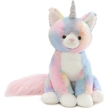 Gund Rainbow Shimmer Caticorn 봉제 인형 유니콘 고양이 9 