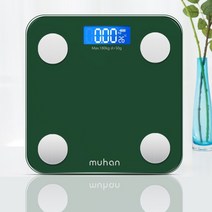 스마트 체지방 측정기 욕실 바닥 디지털 BMI 밸런스 연결 전화 블루투스 앱 전자 체중계, 02 C2  Green, 한개옵션1