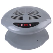 네일드라이어 뜨겁고 차가운 공기 네일 건조기 매니큐어 진공 청소기 팬 400W UV LED 램프 스마트 센서 아, 01 은_01 US Plug 110V