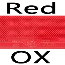 탁구러버 탁구라버 729 563 하프 롱 핍스 아웃 탁구 핑퐁 고무 스펀지 없음, [01] Red