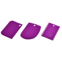 더운! 3 개의 반죽 케이크 커터 슬라이서 주걱 케이크 크림 스크레이퍼 케이크 블레이드 주걱 케이크 과자 케이크 도구 세트, PL