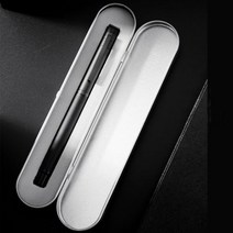 만년필입문 만년필 촉 수제 Hongdian-블랙 포레스트 메탈 티타늄 블랙 EF/F/벤트 닙 아름다운 나무 텍스처 필기구 잉크 펜 비즈니스용 사무실용, Bent (Curved) 1.0mm, Black-with Box