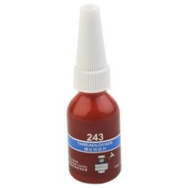 10ml Threadlocker 록타이트 222 242 243 262 263 271 272 277 290 블루 나사 접착제 스레드 잠금 에이전트 혐기성 느슨한, [03] 243, 03 243