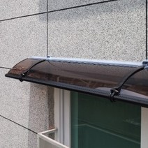 캐노픽스 450x4700 상가 사무실 계단 통로 출입구 비가림막 차양막 채양 캐노피설치, 브라운, 그레이, 은백색(기본색상)
