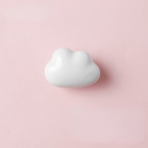가구부속품 만화 어린이 방 세라믹 캐비닛 달 별 옷장 정원 문 손잡이, 1.White cloud