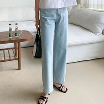 디오트 젯드링 워싱 데님 일자 팬츠
