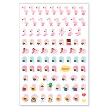 리훈 하밍 리무버블 스티커 하체비만 플라밍고 다이어트 운동 단품모음, 08.하밍미니씰[B072]