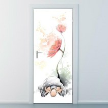 낭만창고 ncjy114-불도수행 -참선-현관문시트지