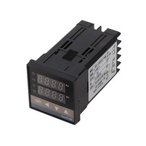 Acogedor ACID LED 온도조절기 110V240V 0400æ 25A SSR 솔리드 스테이트 릴레이 M6 열전대 센서 K 온도 화학공업용 사출성형