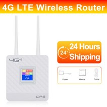 LTE라우터 LTE USB 모뎀 공유기 와이파이 4G CPE 라우터 CAT4 150Mbps 무선 잠금 해제 SIM 외부 안테나 WAN/LAN 3G, [01] 4G Wifi Router, 01 4G Wifi Router
