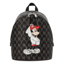엠엘비 MLB x DISNEY 모노그램 미니백팩 뉴욕양키스 32BGK1011 아이보리 블랙