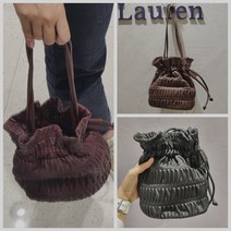 올리비아로렌 귀여운 셔링 가죽 미니 복조리 숄더백 토트백 가방 nc청주점 vycubxw9416