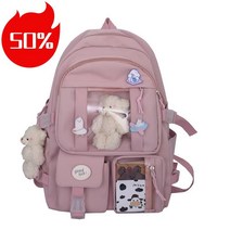 여성 백팩 2023 Kawaii Backpack Women Harajuku Cute Mochila High School Girls Backpack School Bags For Te