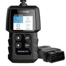 topdon al300 code reader obd2 car scanner 자동차 진단 도구 엔진 분석기 on-board monitor test obd auto scanner, 알300, 1개