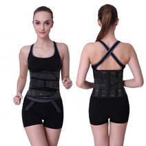 아이언바디 허리보호대 허리 업 복대 고관절 운동 코어 복압벨트, 1개