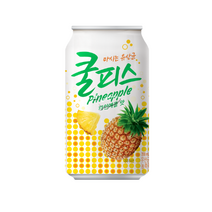 동원 쿨피스 파인애플, 350ml, 3개