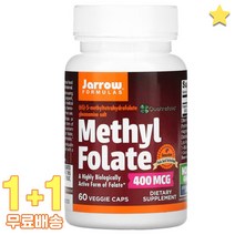 재로우 메틸 엽산 400mcg 베지 60정 2통, 1개, 기본