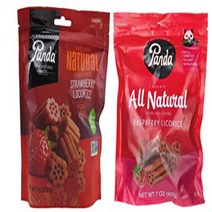 Panda Licorice Chews Non-GMO Vegan Kosher and Natural (Variety pack of 2 ) null, 1