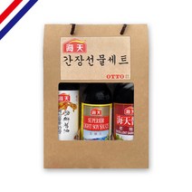 간장선물세트 해선간장/생추왕간장/노추왕간장 (500ml x 3) 택3 교차가능, 생추왕간장2+노추왕간장1